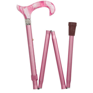 Pink Diamonds Diamond and Pearl Aluminum Folding Adjustable