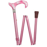 Pink Diamonds Diamond and Pearl Aluminum Folding Adjustable
