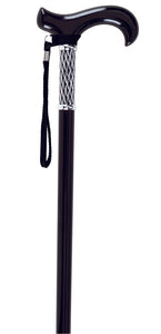 Diamond Cut Wood Insert Canes Wooden Derby