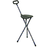 Blue Butterfly Folding Chair Canes