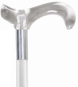 Clear Lucite Derby Specialty Canes