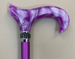 Purple Diamonds Diamond and Pearl Aluminum Adjustable